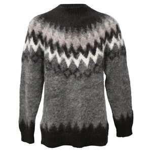 Junya Watanabe Zig Zag Sweater in Grey Wool